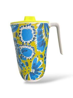 Vera for Anthropologie Retro Style Melamine 2 Quart Drink Pitcher with Lid